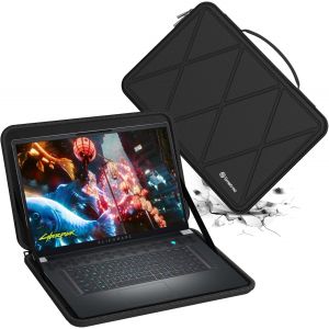 Housse De Protection Rigide En Eva Compatible Avec Ordinateur Portable Dell Alienware X17 R2 De 17,3"", Pour Ordinateur Portable De Jeu Alienware M17 R5 17,3"" Mince Et Antichoc (X83[ZHB1732] - Neuf