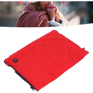MEVRONISSHOP-Pochette Chauffante &eacute;lectrique R&eacute;glable avec USB, 3 Vitesses, Pliable Et sans Peluches, Sac &agrave; Main Portable Et Coussin De Si&egrave;ge, Chauffage Ext&eacute;rieur, Sac Chauffant USB 5 V - Neuf