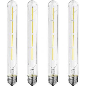 4 Pièce E27 Ampoule Edison Retro T30 5w Lampe À Filament Led Blanc Froid 6000k Super Brillant 400lm Ampoule Vintage Led 360° Angle De Faisceau Ac220v-Non Dimmable - Neuf