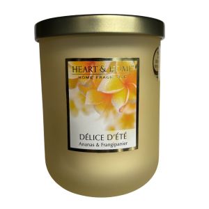 Grande bougie parfum&eacute;e d&eacute;lice d&eacute;t&eacute; 320 g - Neuf