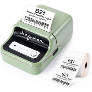 Étiqueteuse intelligente B21 avec 230 étiquettes, imprimante thermique Bluetooth pour étiquettes de prix et codes-barres, compatible avec Android et iOS - Neuf