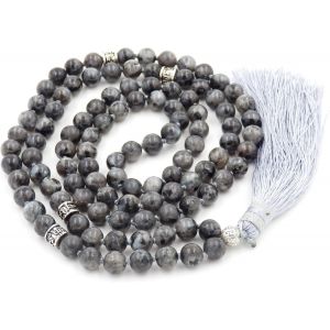 Trahoo-Fukugems Mala Tibetain 108 Perles Collier Pour Femmes Homme Mala Pierre Bracelet Bouddhiste Méditation Collier - Neuf