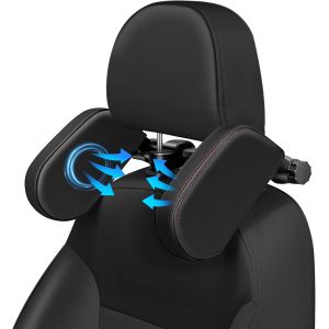Nouvelhorizonstore-Repose T&ecirc;te Voiture R&eacute;tractable Cale T&ecirc;te Enfant Voiture Rotatif &Agrave; 360&deg; Appui-T&ecirc;te De Voiture Pour Enfants Pu Mousse &Agrave; M&eacute;moire Antid&eacute;rapante Pour Dormir En Voiture Voyage - Neuf