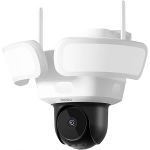lbgwp60-Camera Surveillance Exterieur Filaire - 3K 5Mp Caméra Wifi Extérieur Avec 2600 Lumens Projecteur - 3 Pir Couverture 360 Degrés Détection Ai Humaine Eclairage Intelligente - Neuf