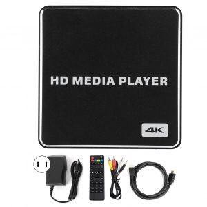 Mini Full Haute Definition 1080P USB Media Box Lecteur 4K 100240V(Puissance americaine) - Neuf