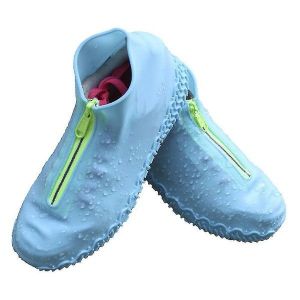 Couvre-Chaussures En Silicone Imperméables Et Durables ¿ Antidérapants, Faciles À Nettoyer, Parfaits Pour Les Jours De Pluie ¿ 1 Paire - Neuf