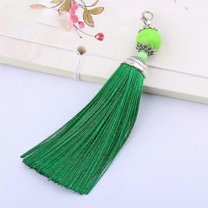 Rose Pompon Trousseau De 8 Cm De Tissu D&eacute;coratif Frange Pendentif Pour Les Sacs Rideaux Bijoux Couture - Neuf