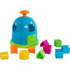 ChenQuanSarl-F267 Fat Brain Factory, Kids Preschool, Shape Sorter, Sorting Building Sets, Early Development Toy For Babies Aged 18 Months And Older, Multicoloured - Neuf