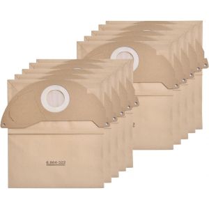 10 Pièces 6.904-322.0 Sacs D'Aspirateur Pour Kärcher Wd2 Mv2 Premium Sacs Filtre En Papier Pour Kärcher A2004 Wd 2.200 A2054 Wd2250[SSE7113690] - Neuf