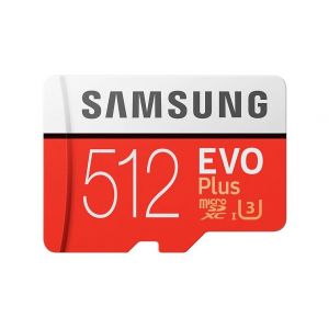 Samsung Carte Micro SD SDXC Evo Plus - 512 Go - avec adaptateur SD - Classe 10 - Neuf