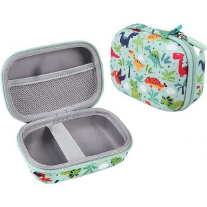 Étui pour Appareil Photo Compact Enfants Compatible avec ASTGMI/Gofunly/ZHUTA/Yokiss/HiMont/Hangrui/MJUM/HOOMOON, Enfant Noël Anniversaire Cadeaux (étui Uniquement) Petit Dinosaure Vert - Neuf