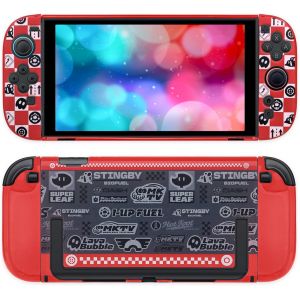 Coque Switch 2 - Housse de Protection Rigide pour Switch 2 (2025) - Antichoc, Anti-Rayures - Rouge - Neuf