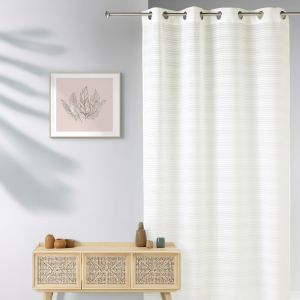 Voilage Fantaisie &Agrave; Rayures Horizontales "Joyeux - Neuf