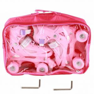 Patins A Roulettes Reglables Et Lumineux Pour Enfants, Chaussures A Roulettes Sures Et Stables Pour Filles, Garcons Et Enfants - Neuf