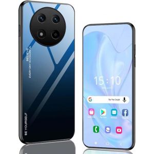 Kal-Étui Coque Pour Honor Magic 7 Lite 5g / Honor X9c - Résistante Aux Chocs Et Aux Rayures, Boîtier À Dégradé En Tpu Silicone Souple Et Verre Trempé, Découpes Précises Et Compatible (7) - Neuf