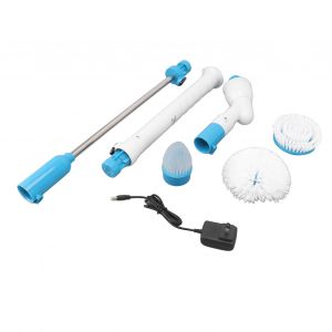Hjlian Brosse De Nettoyage Electrique, Essoreuse Electrique, Sans Fil, Pour Douche, Salle De Bain, Baignoire, Carrelage, Sol, Prise Americaine 100-240 V - Neuf