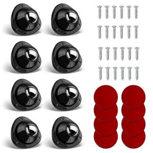 Meubles Petites -Roulettes À Billes Pivotantes Pour Appareils Électriques Seaux À Serpillière Pieds De Table Pots De Fleurs 8p - Neuf
