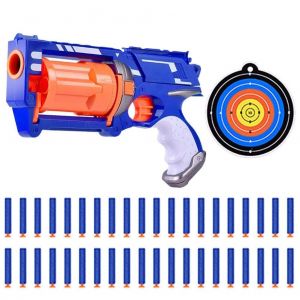 Jouet De Tir Souple En Mousse Sure Avec 1 Tableau De Visee Et 40 Flechettes Souples Eva, Cadeaux Pour Enfants - Neuf