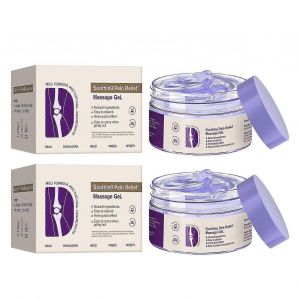 Gel De Massage Antidouleur Creme Violette Pour Les Activites Sur Tout Le Corps, Apaise Les Genoux, Les Lombaires, Le Cou, Les Mains Et Les Pieds - Neuf