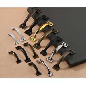 Lot de 4 poignées de porte de grange vertes, poignées de porte de clôture en bois, poignée d'armoire vintage pour armoire de cuisine, meubles, tiroirs, quincaillerie d'armoire - Neuf