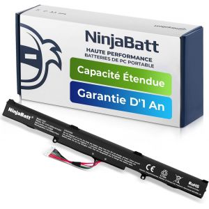 Batterie A41-X550E pour ASUS X751L F751L K751L R751L R752L X450 X450E X450FJ A450J A450E X550E X550D X550V X550Z X550DP X550ZA X751M F450 F751MA - Longue Durée [33Wh/14.8v] - Neuf