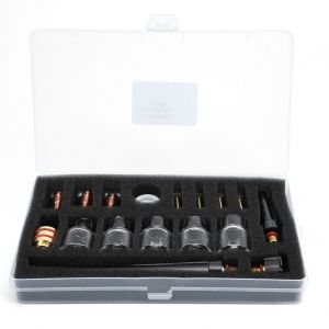 XYONG Kit d'accessoires pour chalumeau de soudage, buse en verre, kit de serrage en tungstene, piece de guidage pour WP9/20 - Neuf