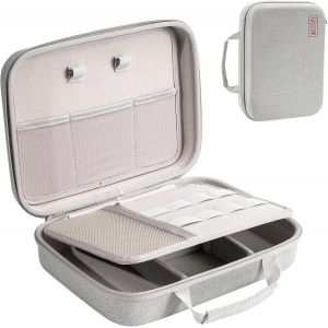 Thef-Procase Étui Rigide De Voyage Pour Macbook Adaptateur De Courant Chargeurs Câbles Banque D`Énergie Apple Magic Mouse Apple Pencil Usb Flash Disk Sd Card - Neuf