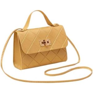 RFCBC-Petit sac à main doré élégant pour femme, bandoulière type crossbody, design élégant classique avec fermeture métallique, idéal pour fête, événements, mariages, dîner ou utilisation quotidienne - Neuf