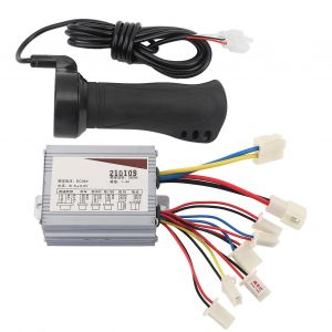 Controleur de velo electrique 36 V 350 W a tetes colorees et ensemble de poignees d'accelerateur a cable allonge - Neuf