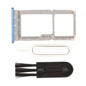 Tiroir Pour Carte Sim En Plastique, Support De Rangement Bien Ajuste Pour Smartphone Xiaomi Redmi Note 6 Note 6 Pro, Bleu - Neuf