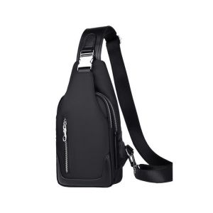 Sac De Poitrine Polyvalent En Tissu Oxford Pour Hommes - Id&eacute;al Pour Les Aventures En Plein Air, Les Trajets Quotidiens Et Les Voyages &Eacute;l&eacute;gants. - Neuf