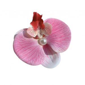 Pince À Cheveux Pour Femmes, Décor Floral 3d, Forte Adhérence, Épingle À Cheveux, Séance Photo, Épingle À Cheveux, Accessoires Pour Cheveux-Rose - Neuf