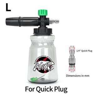 Nettoyeur haute pression mousse Lance mousse buse lavage de voiture mousse fabricant pour Elitech Bort AR Bosch Michelin nettoyeur haute pression--For Quick Plug - Neuf