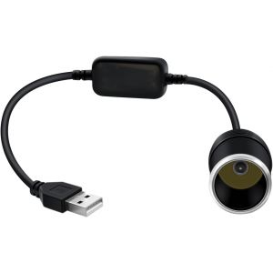SJZG-Usb A M&acirc;le &Agrave; 12V Allume Cigare De Voiture Cable Allume Cigare Usb, Pour Tachygraphe, Gps, Chien &Eacute;lectronique, Etc (Usb, 60Cm) - Neuf