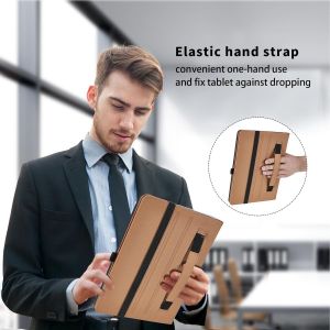 Coque Pour Lenovo Yoga Tab Plus 12.7 Pouces 2025 Business Premium Pu Cuir Cover Tablette Housse De Protection Auto R&eacute;veil/Sommeil, Multi-Angle &Eacute;tui Avec Poche-Gris[Coq9125601] - Neuf