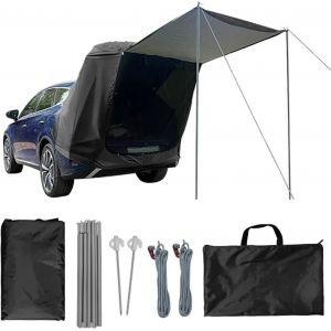 Ulteronixshop-Tente De Hayon Voiture Universelle Pour Suv,Avec Moustiquaire Tente Arri&egrave;re &Eacute;tanche Pluie Et Uv Avec Barre De Support,Accessoires Inclus,Convient Pour Le Camping Et Les Aventures En Ple - Neuf