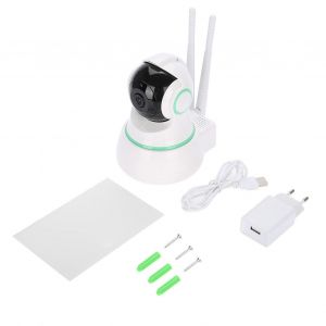 Babyphone Video 1080p Avec Vision Nocturne Infrarouge Et Audio Bidirectionnel (Prise Ue, 110-240 V) - Neuf