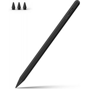 Meko Stylet Ipad 2018-2025 Avec 13 Minutes À Charge Rapide Rejet De La Paume Et Sensibilité À L'inclinaison, Pencil Pour Ipad 6-11e, Mini 5/6e, Air 3-5e/13/11 M2-M3, Pro 11""/12.9""(3-6e)/13"" M4 - Neuf