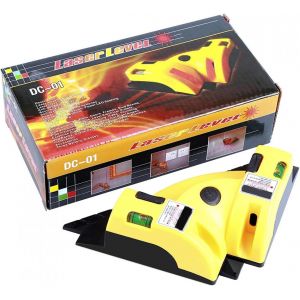 ChenQuanSarl-Outil De Niveau Laser De Sol, Angle Droit 90 Degrés, Laser De Carrelage Avec Lasers Perpendiculaires Pour L'Installation De Revêtement De Sol - Neuf