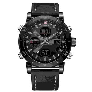 Montre De Sport &Eacute;tanche &Agrave; Double Affichage Naviforce 9132 Pour &Eacute;tudiants - Neuf
