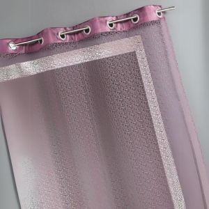 Voilage Filet Avec Parement Taffetas - Neuf