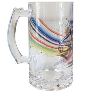 Chope À Bière Football  470 Ml - Neuf