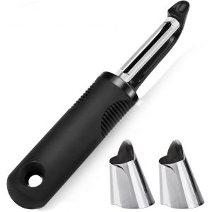 &Eacute;plucheur Universel Econome Legumes Peeler Edelstahl &Eacute;plucheur &Agrave; L&eacute;gumes Manuel Pomme De Terre Poign&eacute;e Ergonomique Couteau Eplucheur Cuisine Pour Fruits Et L&eacute;gumes - Neuf