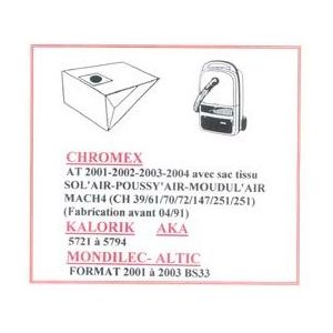 10 Sacs Aspirateur Mondilec - M'tec - Eureka - La Redoute2002 - 2003 - Bss33 - Solid 1000/1100/1200/1300 - Neuf