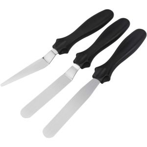 Kal-Spatule De Glaçage Angulaire Spatules Coudées De Pâtisserie Couteaux À Gâteau Petite Spatule Coudée En Gâteau Pâtisserie Palette Pelle Cuisine 4 Inch Lot De 3 - Neuf