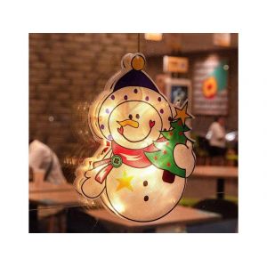 Guirlande Lumineuse Led 3d En Forme De Bonhomme De Neige Pour D&eacute;coration De No&euml;l - Neuf