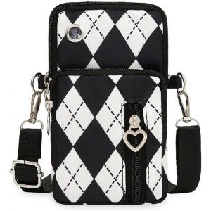 KALANKA-Petit Sac Téléphone Portable Femme,Sac de téléphone Portable,Bandoulière Portefeuille Poche,Crossbody Pochette Sacoche Running - Neuf