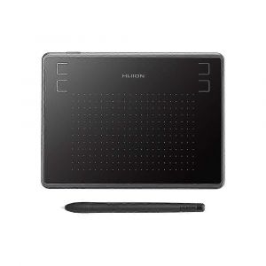 Tablette graphique H430P avec 4096 niveaux de sensibilit&eacute; &agrave; la pression, r&eacute;solution du stylet de 5080 LPI et taux de rapport de 233 PPS, noire - Neuf
