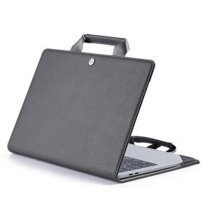 Housse de protection pour ordinateur portable - Sac &agrave; main de style livre pour MacBook 13"",gris gris - Neuf
