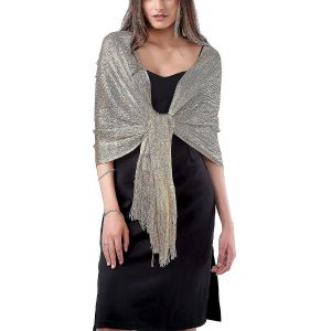 Châles Et Enveloppes Étincelants Pour Femmes Pour Robes De Soirée Or - Neuf